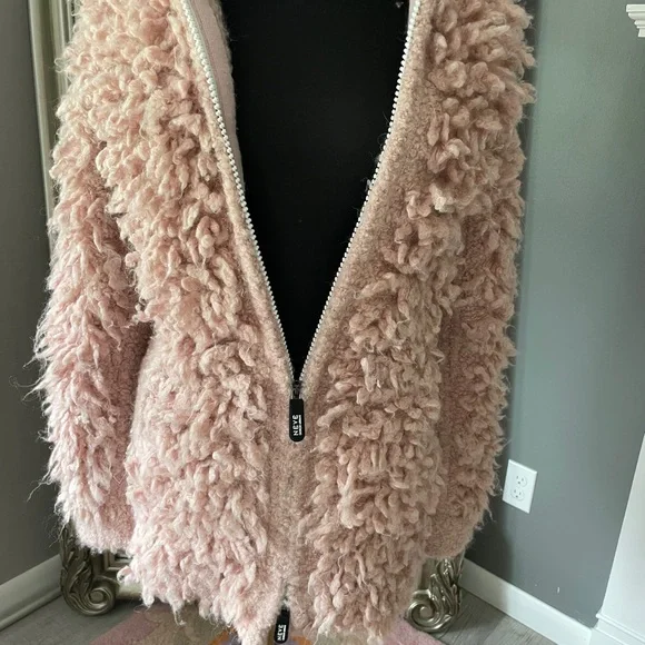 Giorgio Armani Pink Ski Jacket with Cozy Hood